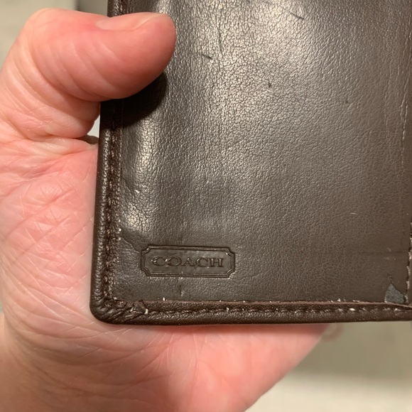 Vintage Coach Soho Brown Leather Wallet - Picture 7 of 12